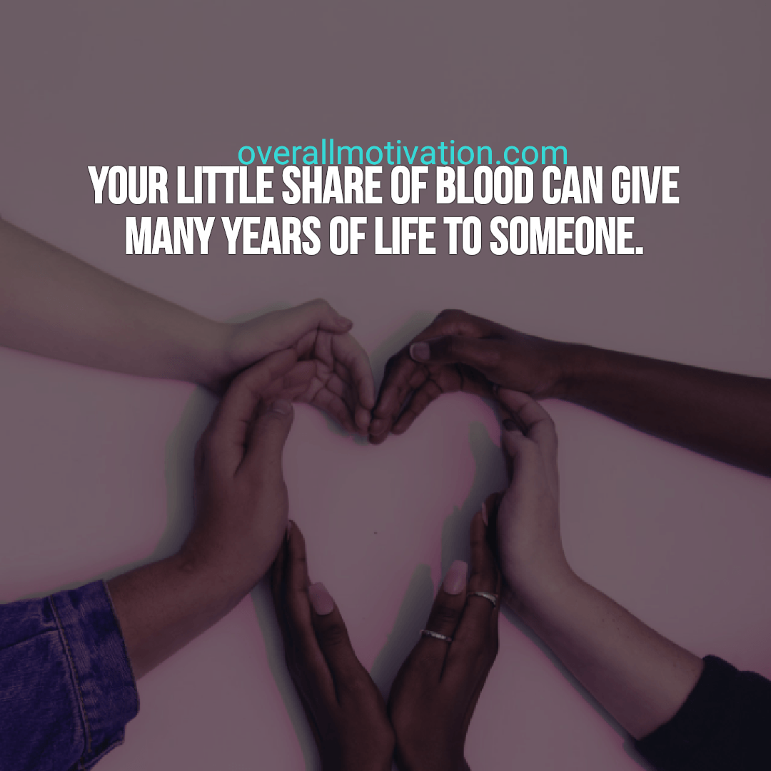 blood donation quotes overallmotivation your little share of blood