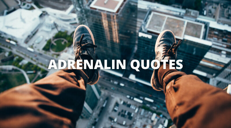 Adrenaline Quotes featured
