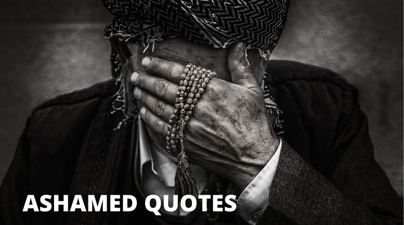 ASHAMED QUOTES featured