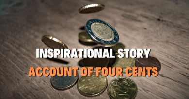 Account Of Four Cents_Motivational Story