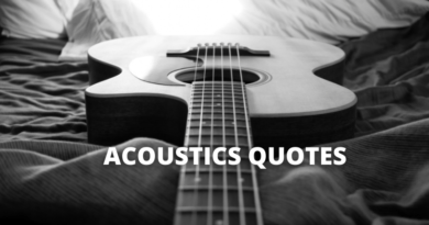 Acoustic quotes featured