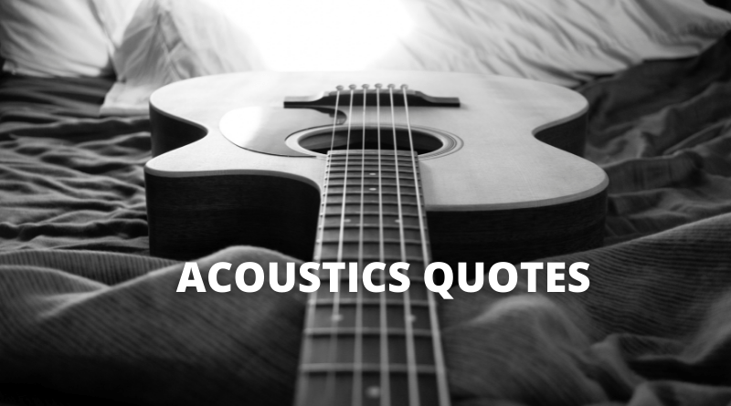 Acoustic quotes featured