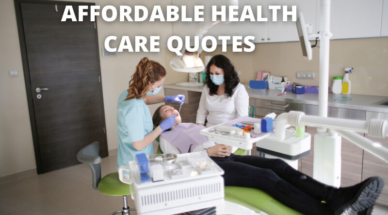 Affordable Health Care Quotes featured