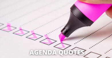 Agenda quotes featured