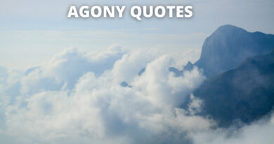 Agony Quotes featured