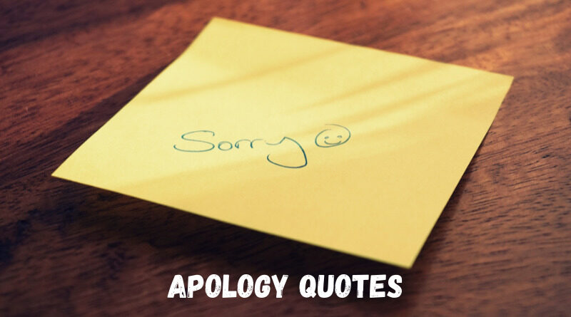 Apology Quotes Featured