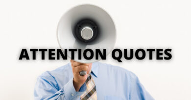 Attention Quotes featured