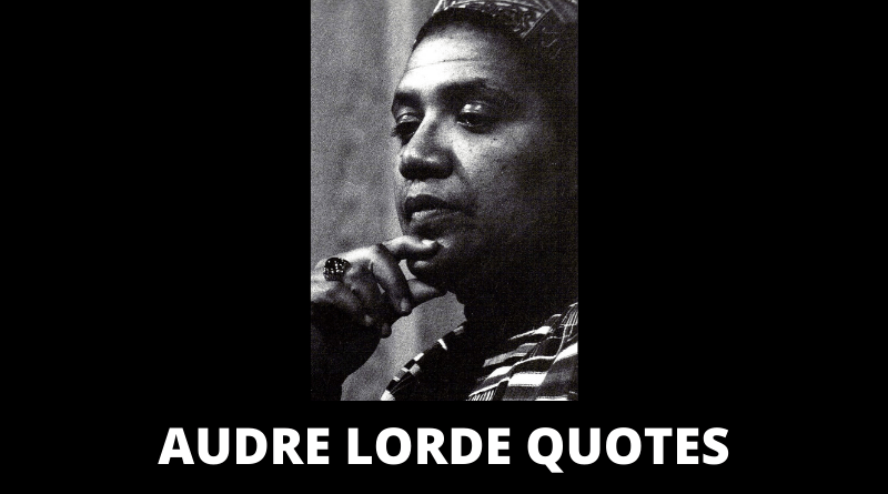 Audre Lorde quotes featured