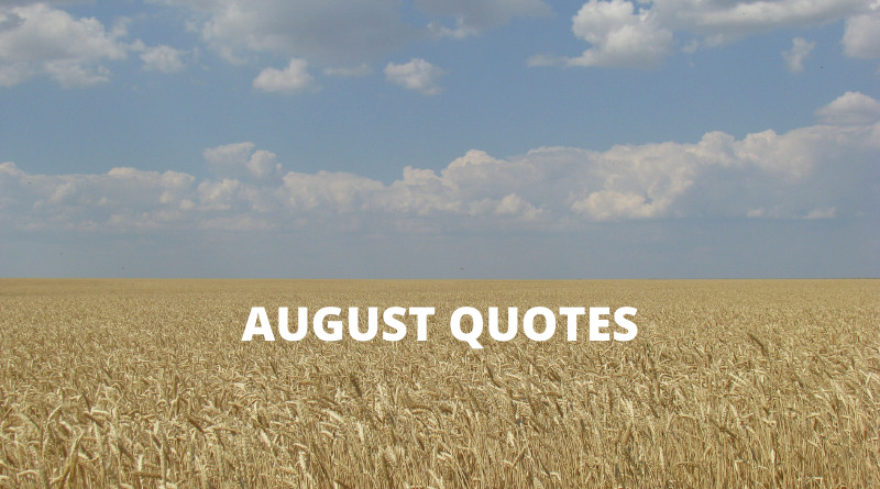 August Quotes Featured
