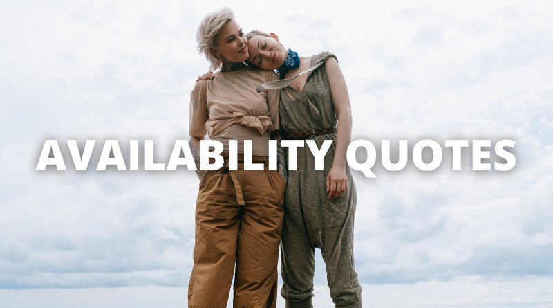Availability Quotes featured