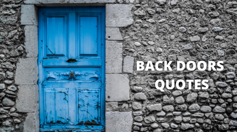 Back Door Quotes Featured