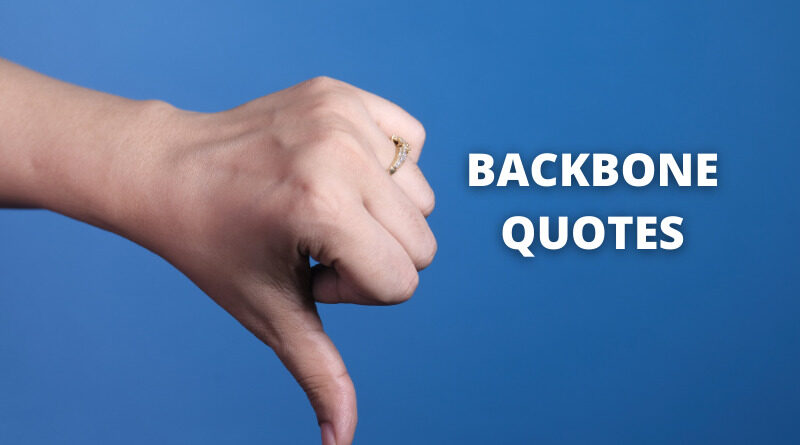Backbone quotes featured