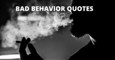 Bad behavior quotes featured