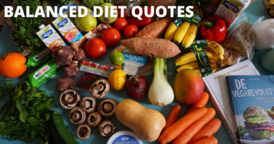Balanced Diet Quotes Featured