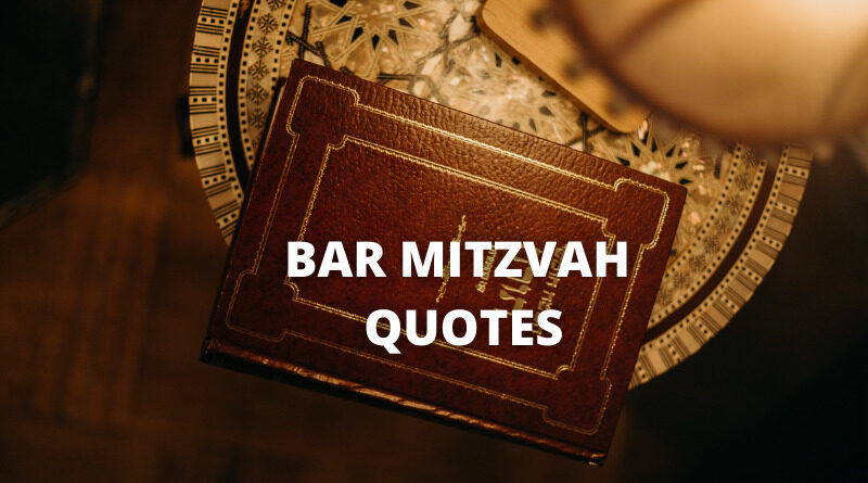Bar mitzvah quotes featured