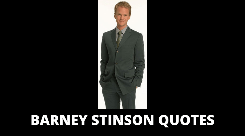Barney Stinson Quotes Featured