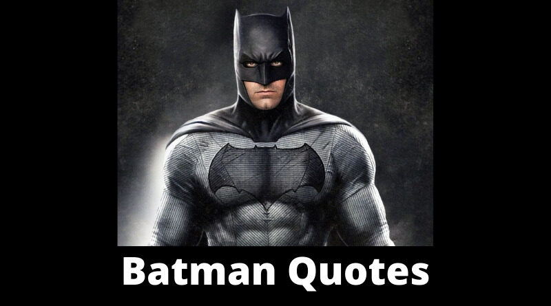 Batman Quotes featured