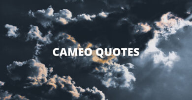 Cameo quotes featured
