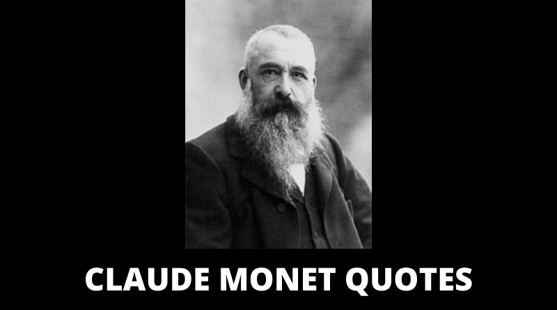 Claude Monet quotes featured
