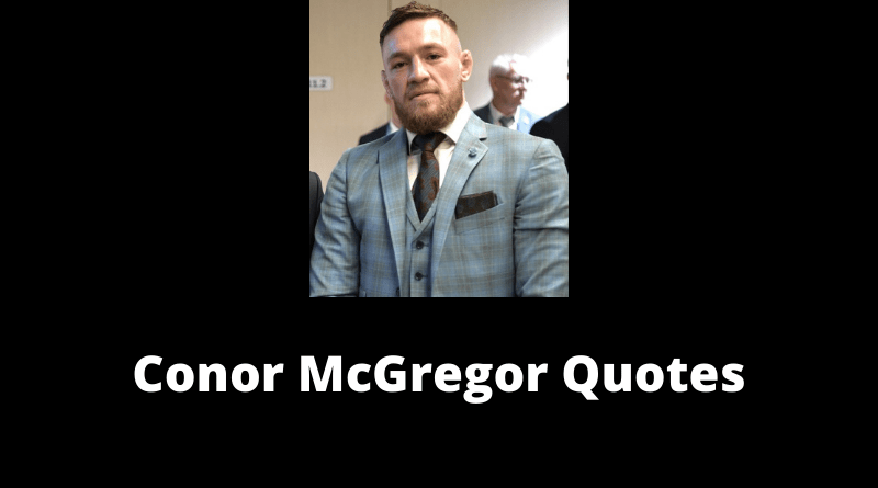 Conor McGregor quotes featured