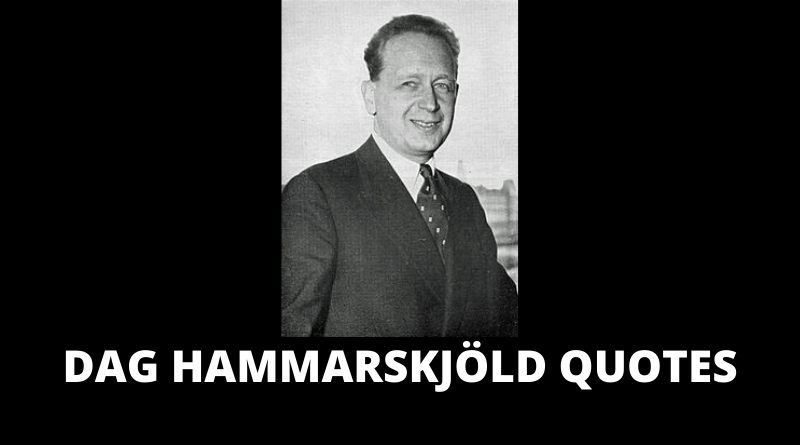 Dag Hammarskjold quotes featured