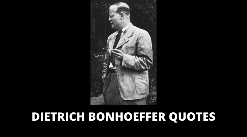 Dietrich Bonhoeffer Quotes featured