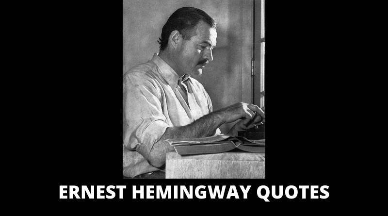 Ernest Hemingway Quotes featured
