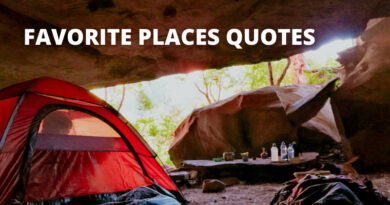 FAVORITE PLACES QUOTES FEATURED