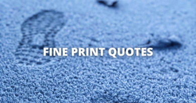 FINE PRINT QUOTES featured
