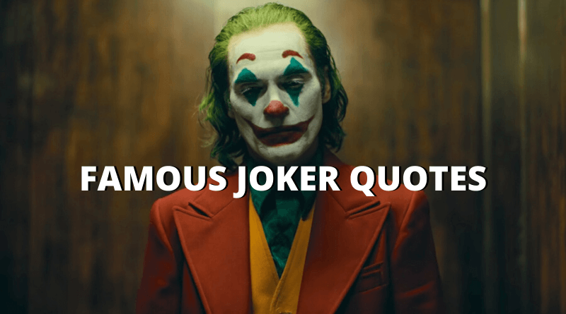 60 Motivational Joker Quotes For Success With Images