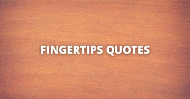 Fingertips quotes featured