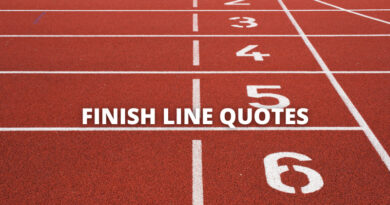 Finish Line quotes featured