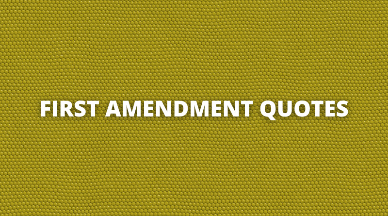 First Amendment quotes featured