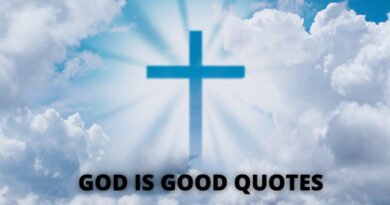 GOD IS GOOD QUOTES FEATURE