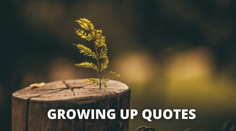 GROWING UP QUOTES FEATURE