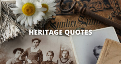 HERITAGE QUOTES featured