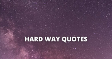 Hard Way quotes featured