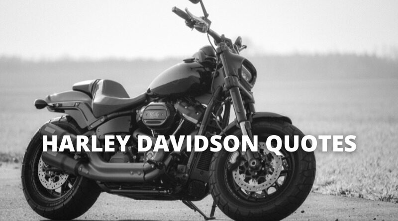 Harley Davidson quotes featured