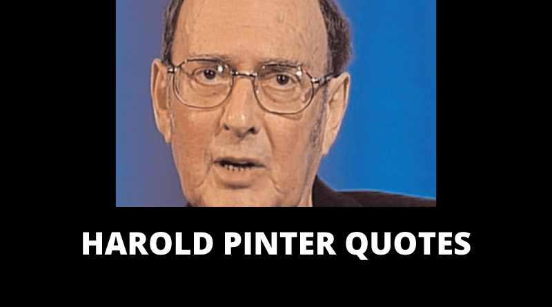 Harold Pinter Quotes featured