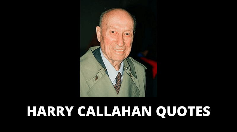 Harry Callahan Quotes featured