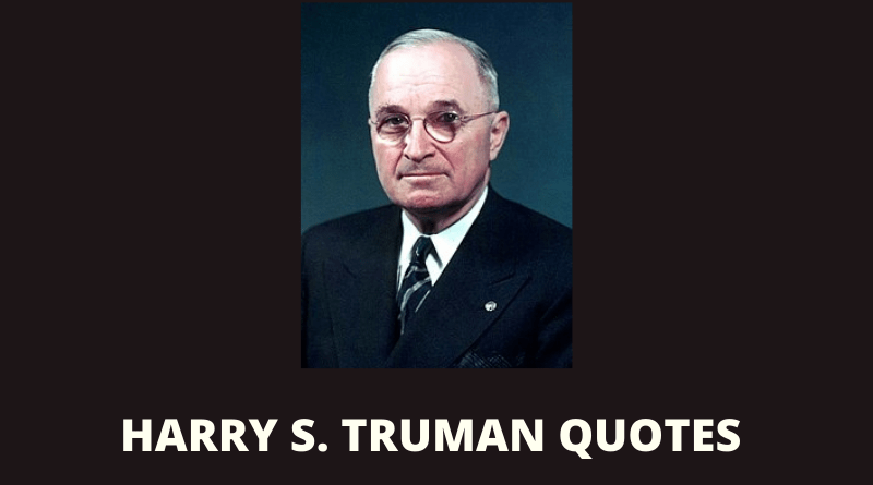 Harry S Truman quotes featured