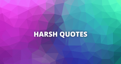 Harsh quotes featured