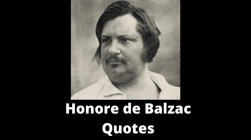 Honore de Balzac Quotes featured