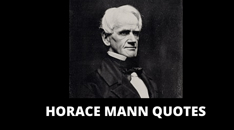 Horace Mann quotes featured
