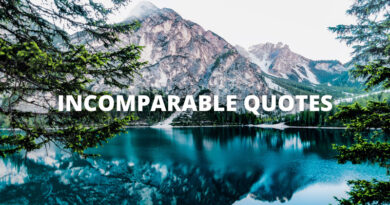 INCOMPARABLE QUOTES featured