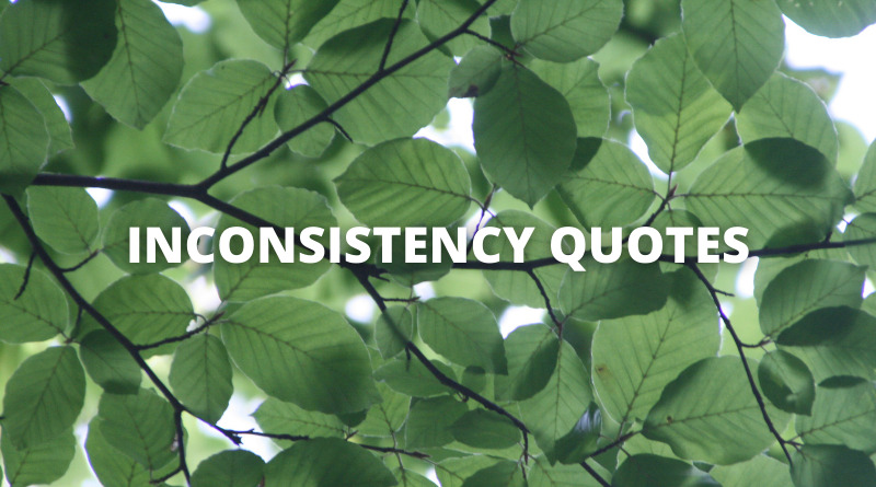 INCONSISTENCY QUOTES featured