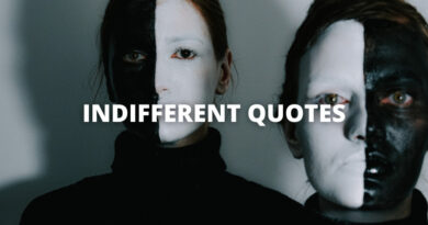 INDIFFERENT QUOTES featured