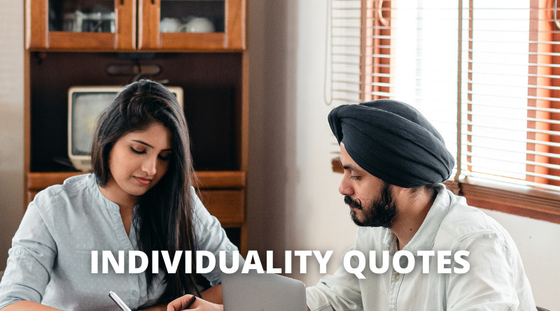 INDIVIDUALITY QUOTES featured