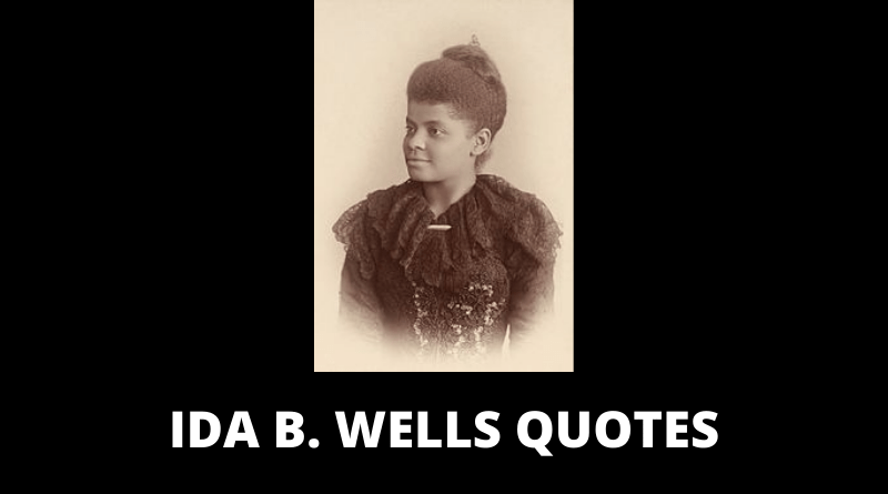 Ida B Wells quotes featured