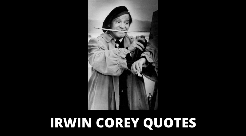 Irwin Corey Quotes featured